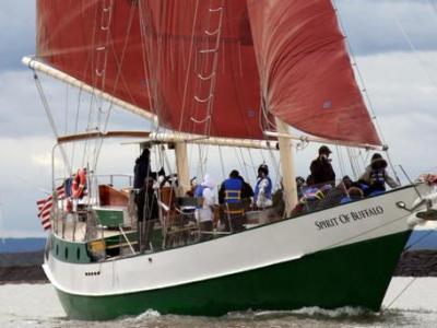 People enjoying a private cruise on the Spirit of Buffalo